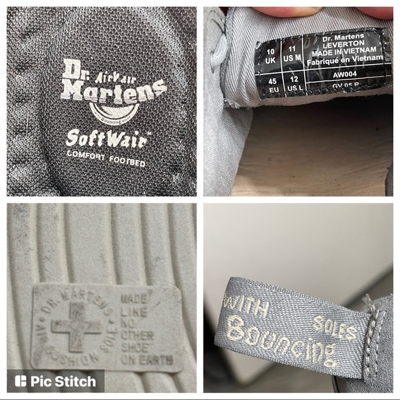 Dr Martens Leverton Hi Suede Moccasins size 11 M - Picture 12 of 13